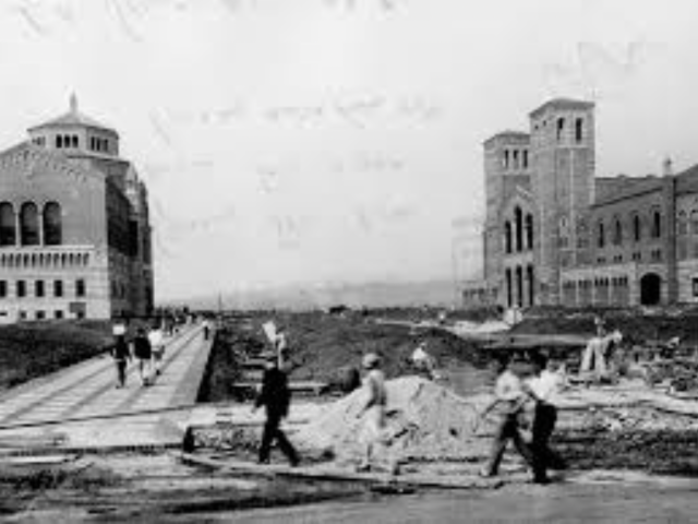 Construction at UCLA.
